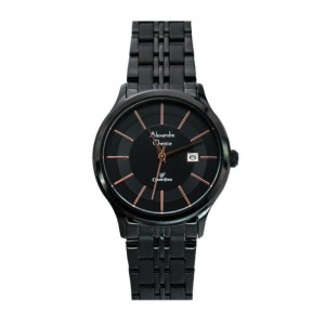 Alexandre Christie AC 8348 Full Black Rosegold Tick Lady LDBIPBARG